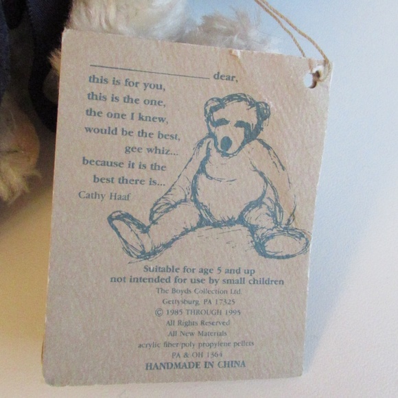 "Natasha"  Boyds Bear Investment Collectables # 918050 - Picture 8 of 9